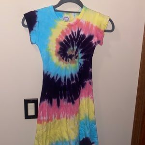Groovy Blueberry Girls Tie Dye Dress. Size 10.